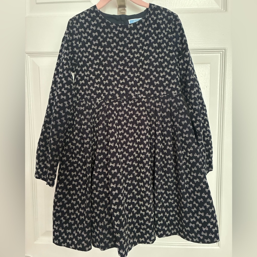 Jacadi Paris 8A Dark Navy Bow Dress - Picture 11 of 11